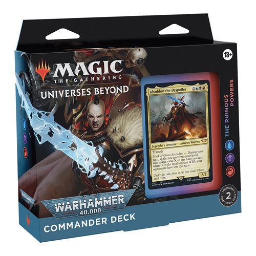 Magic: The Gathering Universes Beyond Warhammer 40,000 Commander Deck Case of 4