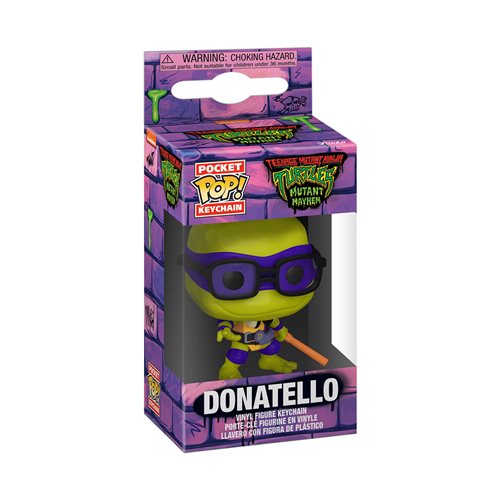 Teenage Mutant Ninja Turtles: Mutant Mayhem Donatello Funko Pocket Pop! Key Chain