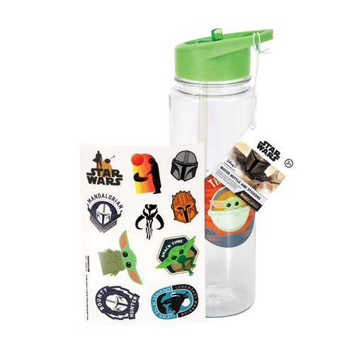 Star Wars: The Mandalorian 22 oz. Water Bottle with Stickers