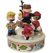 Peanuts Charlie Brown and Friends Around Christmas Spreading Christmas Cheer by Jim Shore Statue