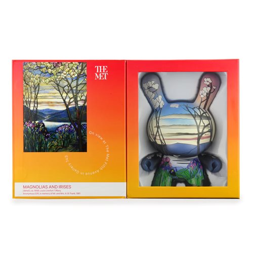 The Met Louis C. Tiffany Magnolias and Irises Masterpiece 8-Inch Dunny Vinyl Figure