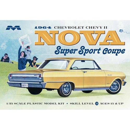 1964 Chevy Nova Super Sport Coupe 1:25 Scale Model Kit
