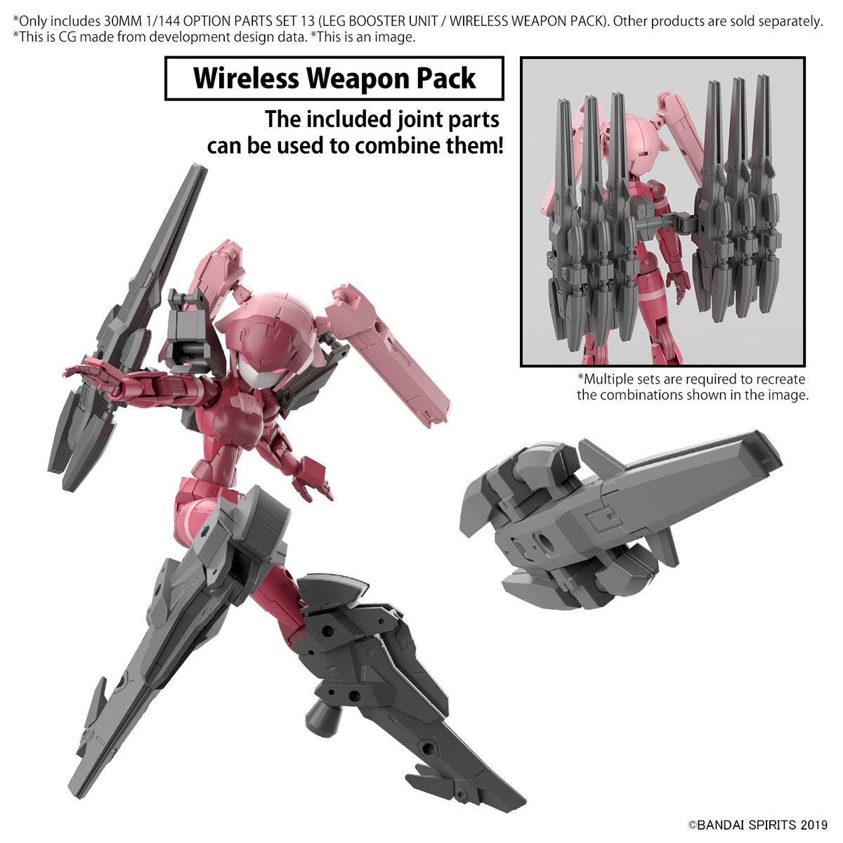 GUNDAM - 30MM Option Face Parts Vol 1 - Model Kit (4-Pack) :  : Model Kit Bandai Model Kit Gundam