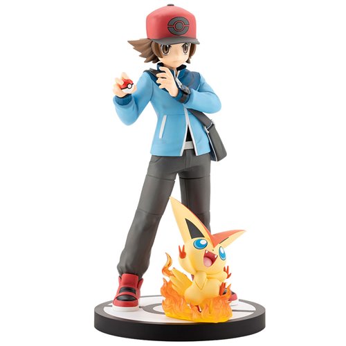 Pokemon Hilbert with Victini ArtFX J 1:8 Scale Statue