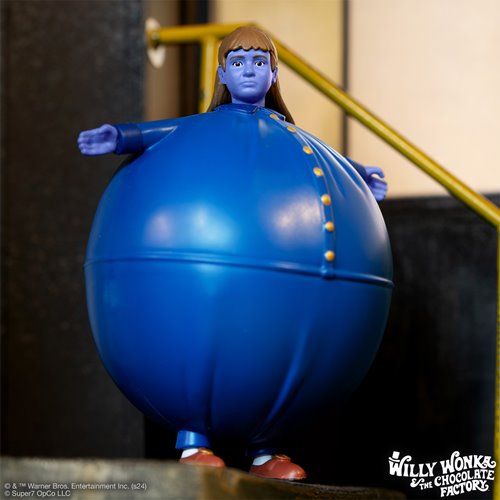 Willy Wonka and the Chocolate Factory Violet Beauregarde (Blueberry) 3 3/4-Inch ReAction Figure