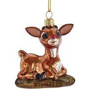 Rudolph the Red-Nosed Reindeer Baby 3-Inch Glass Ornament