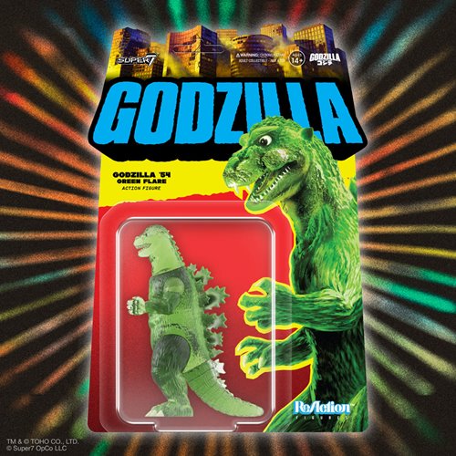 Toho ReAction Figures Wave 07 - Godzilla (Semi-Clear Green version)