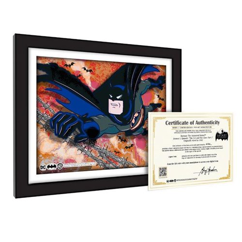Batman: The Animated Series The Cat and The Claw: Part 1 #1102 Animation Cel Artist Edition Framed A