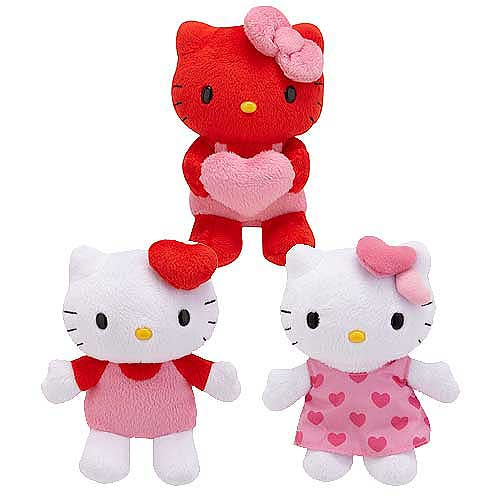 Hello Kitty Valentine's Day Mini Plush Wave 1 Set