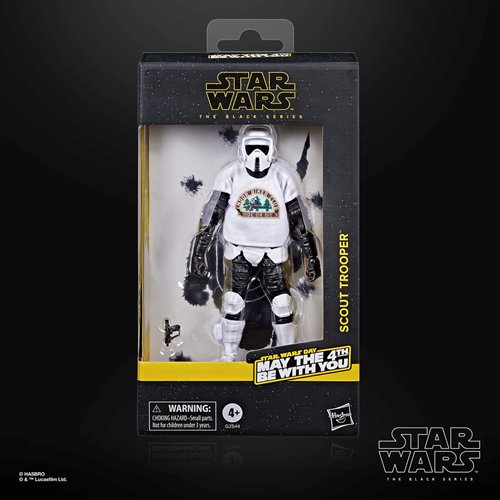 Star Wars The Black Series Scout Trooper May the 4th Be With You 6-Inch Action Figure
