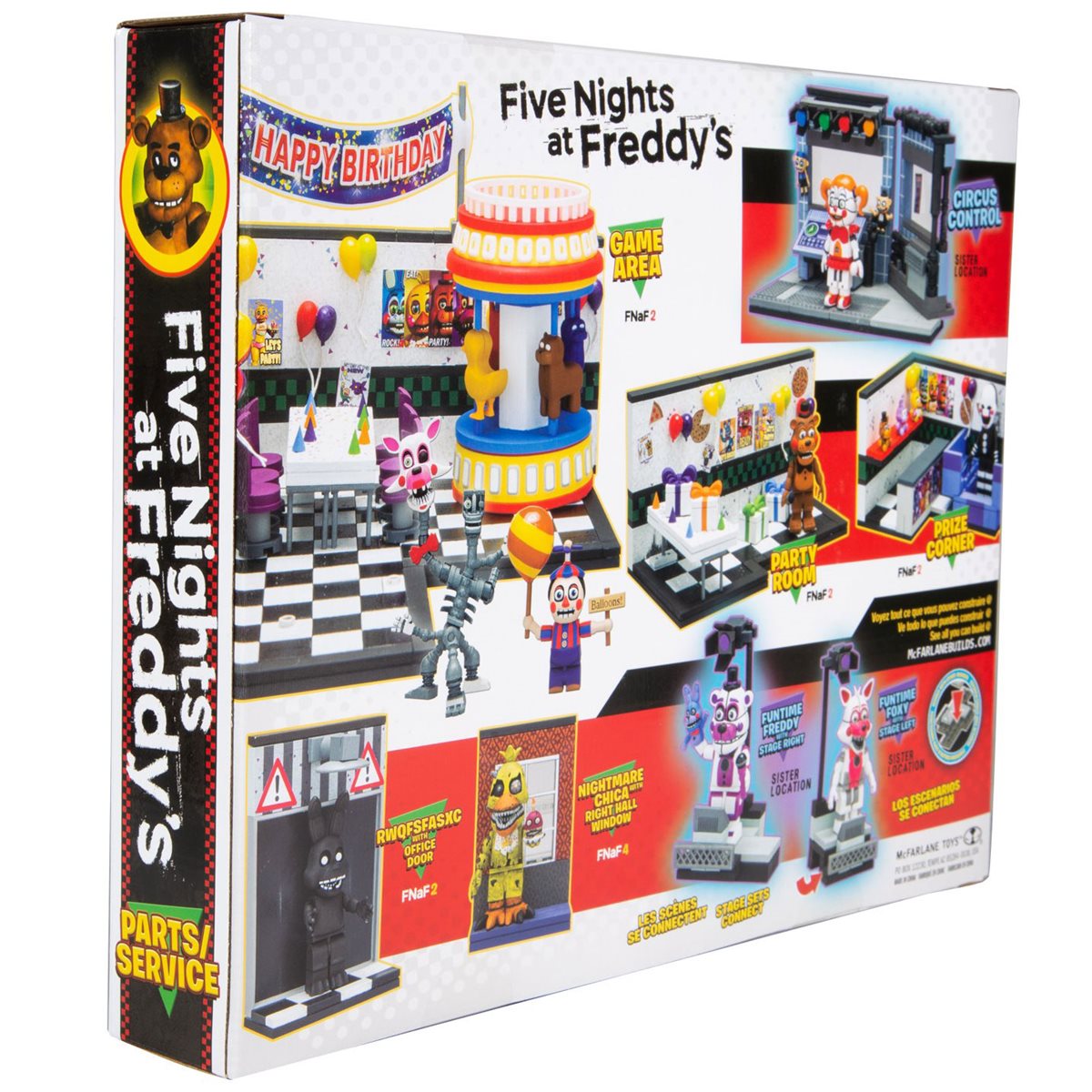 Five Nights at Freddy's Micro Construction Set | Parts and Service