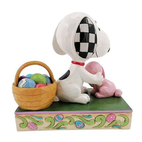 Peanuts Snoopy With Easter Basket Easter Surprises by Jim Shore Statue