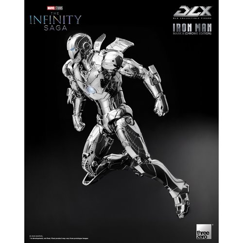 Marvel Studios: The Infinity Saga Iron Man Mark 2 Chrome Edition DLX Action Figure