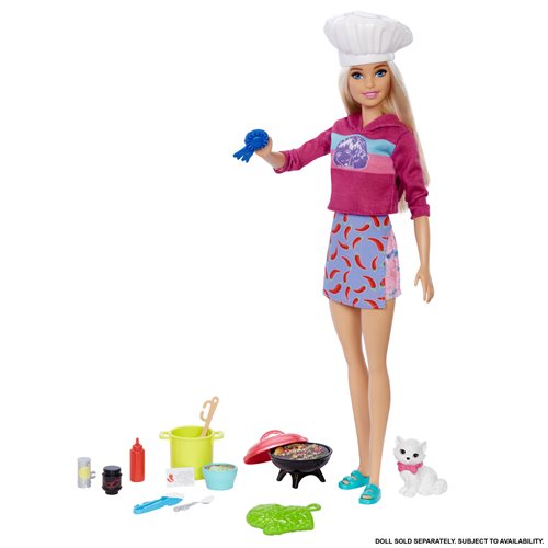 Barbie It Takes Two Chili Cook Off Story Starter Accessories with Kitty