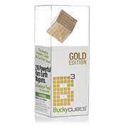 Buckycubes Gold 125 Piece Magnetic Toy