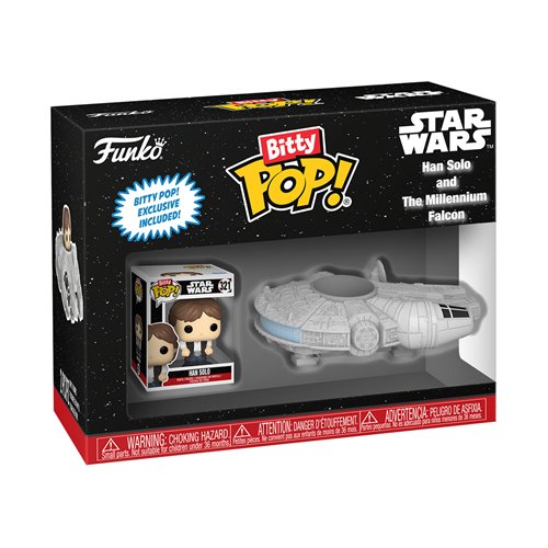 Star Wars Han Solo with Millennium Falcon Funko Bitty Pop! Ride