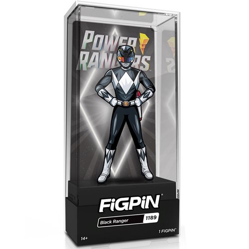 Power Rangers Black Ranger FiGPiN Classic 3-Inch Enamel Pin