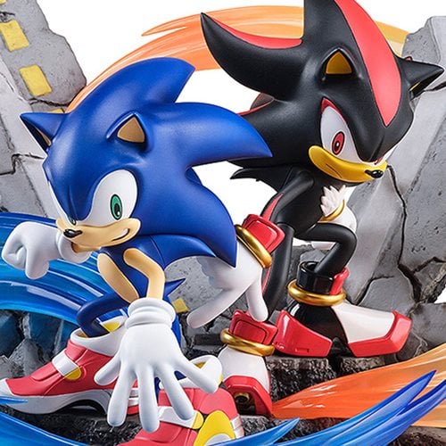 Sonic the Hedgehog Sonic Solar Powered Toe Tapping Statue