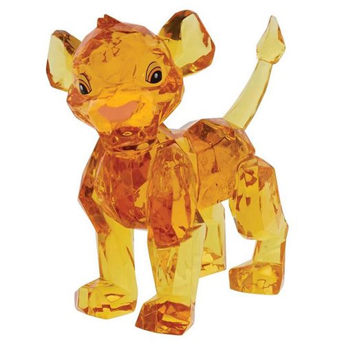 Simba Gold Statue Disney Facets The Lion King Simba Acrylic Mini-Statue