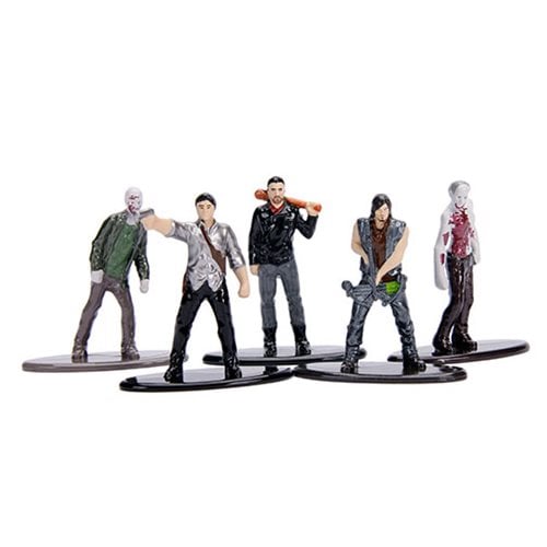 The Walking Dead Nano Metalfigs 5 Pack Die-Cast Figure Collector Set Pack A 