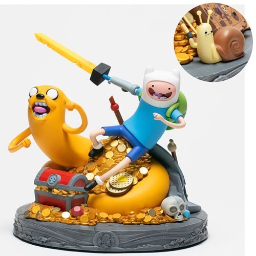 Adventure Time Jake and Finn Statue, Not Mint