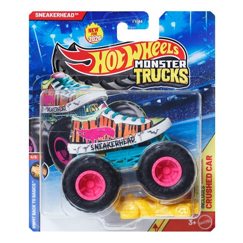 Hot Wheels Monster Trucks 1:64 Scale Vehicle 2026 Mix 3 Case of 8