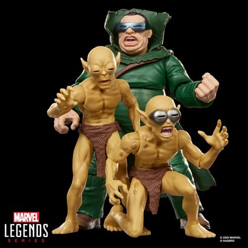 Fantastic Four Marvel Legends Series Mole Man & Moloids 6-Inch Action Figures