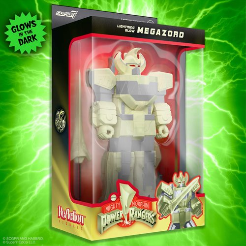 Mighty Morphin Power Rangers Megazord (Lightning Glow) 3 3/4-Inch ReAction Figure