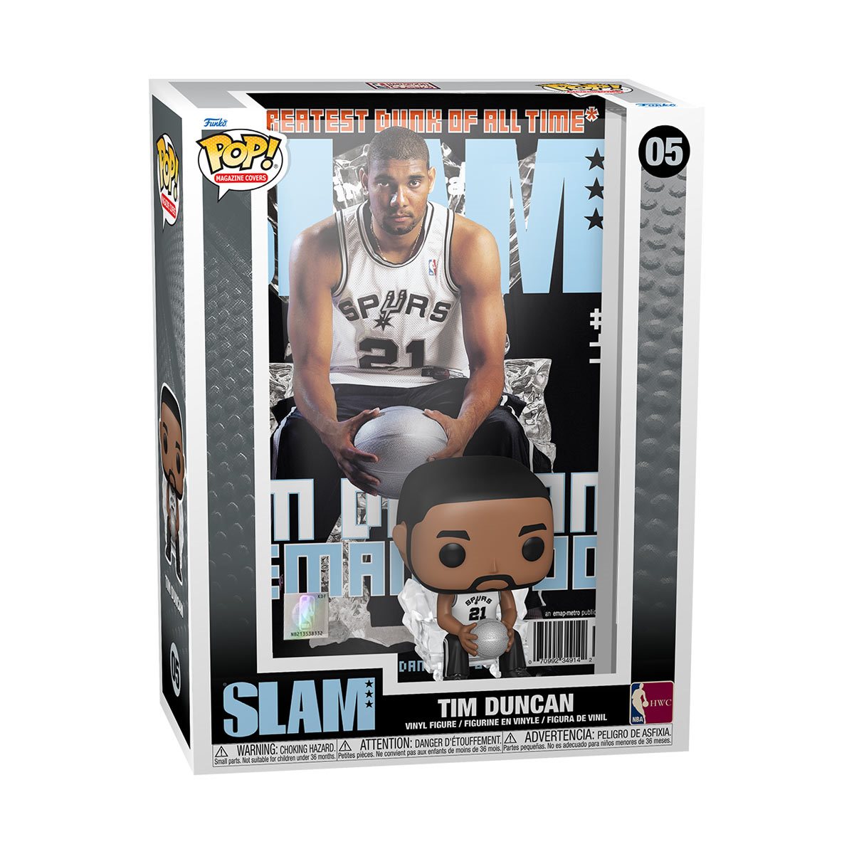  Funko Pop! NBA Cover: SLAM - Stephen Curry : Toys & Games