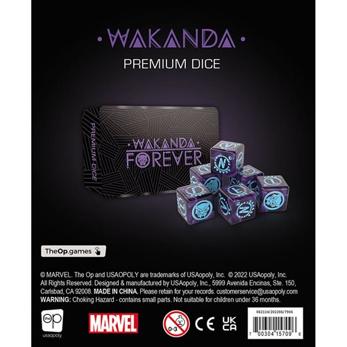 Black Panther Premium Dice Set