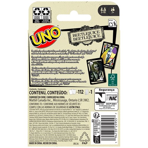 UNO Beetlejuice Beetlejuice Card Game