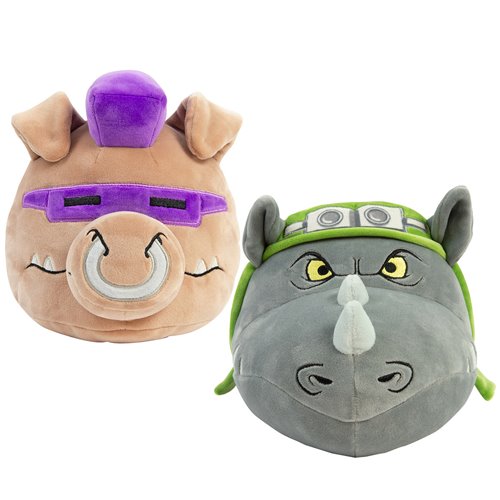 Club Mocchi Mocchi Teenage Mutant Ninja Turtles Bebop and Rocksteady 2-Pack Plush Collector Set
