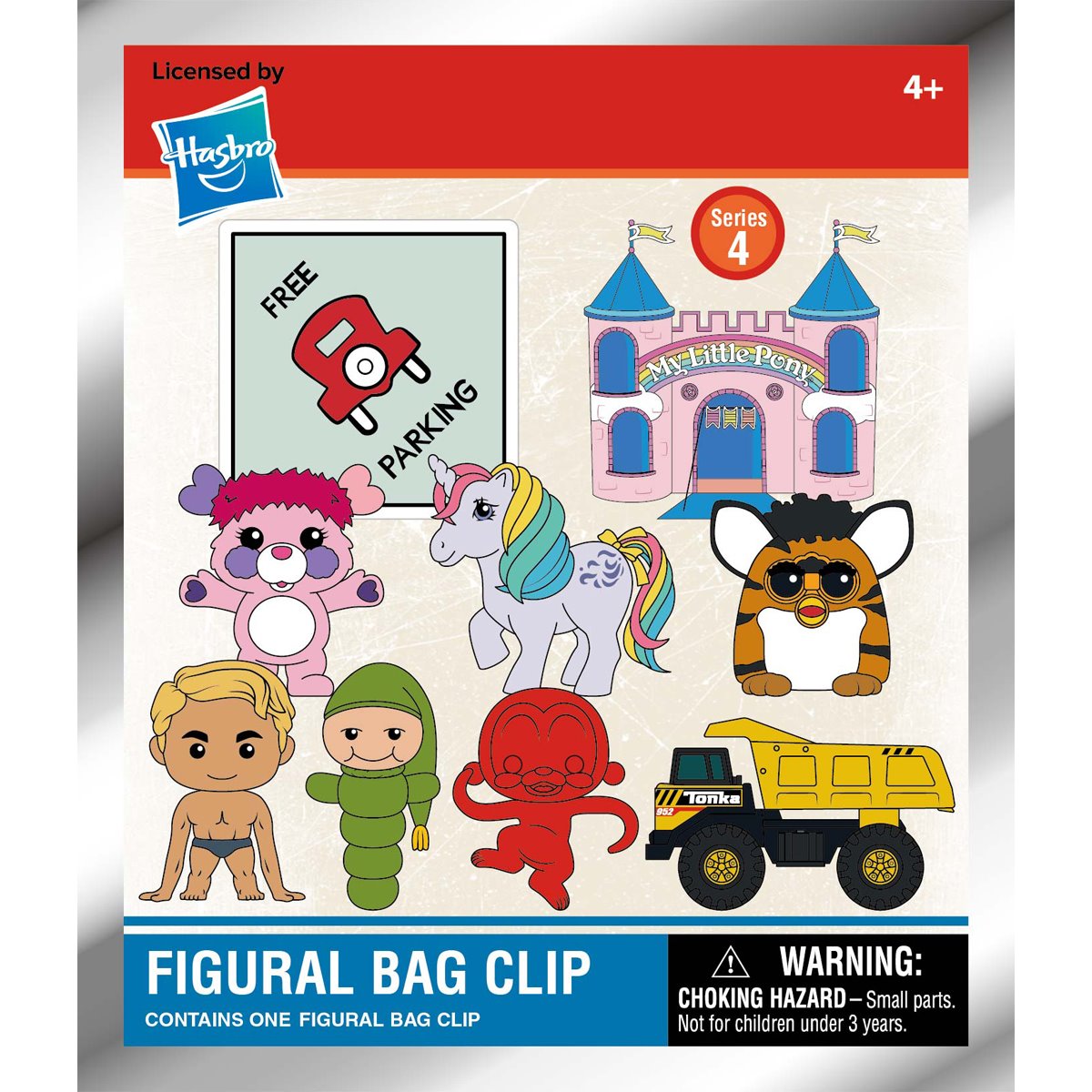 Random 6 Pack Retro Toys Series 2 3D Foam Bag Clip Random 6-Pack