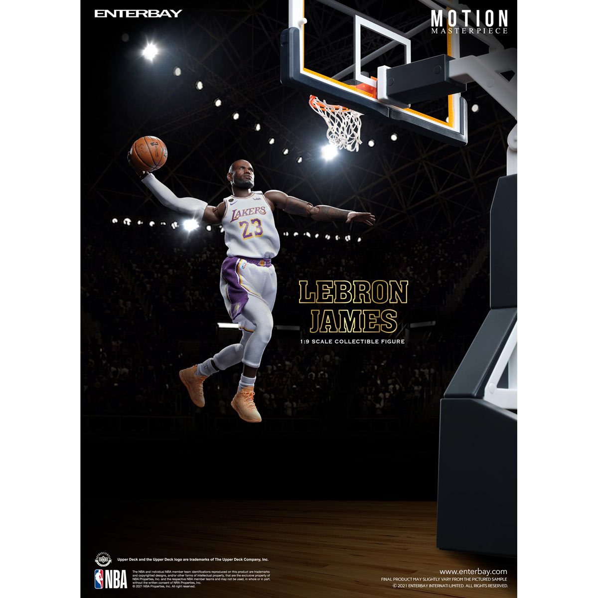 NBA #23 LeBron James Lakers Basketball Backboard Action Figure Kid Toy  Figurines