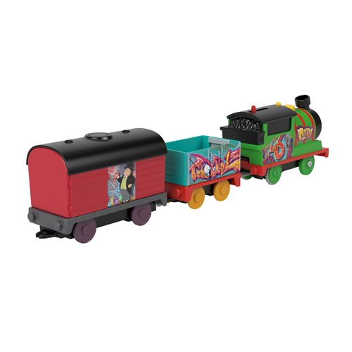 Thomas and Friends Graffiti Percy Motorized Engine Vehicle
