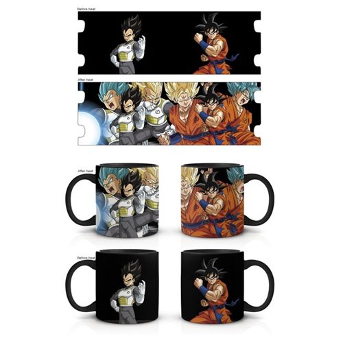 Dragon Ball Goku Vegeta Heat-Changing Mug