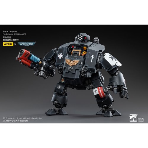 Joy Toy Warhammer 40,000 Black Templars Redemptor Dreadnought 1:18 Scale Action Figure