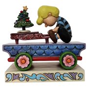 Peanuts Schroeder Train Christmas Concerto by Jim Shore Statue