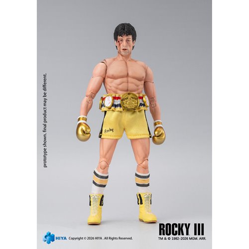 Rocky III Rocky Boxer Version Exquisite Super Series 1:12 Scale