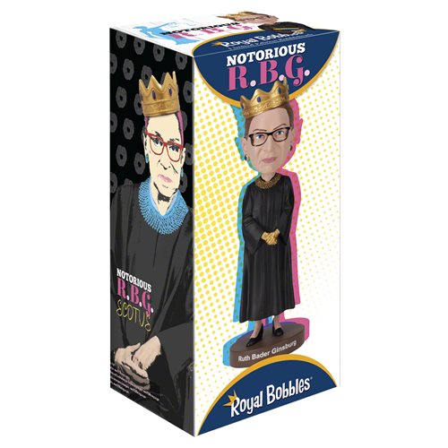 Notorious Ruth Bader Ginsburg in Crown Bobblehead