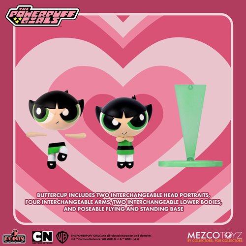 The Powerpuff Girls 5 Points Action Figures Set of 4