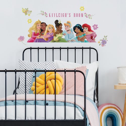 Disney Princesses Peel and Stick Giant Wall Decals with Alphabet