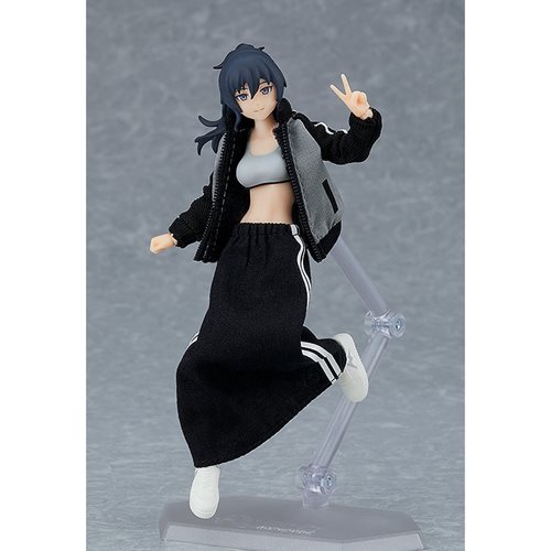 Makoto with Tracksuit Outfit and Skirt Female Body Figma Action Figure