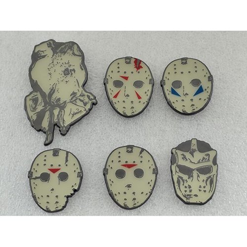 Friday the 13th Enamel Pin VHS 6-Piece Set