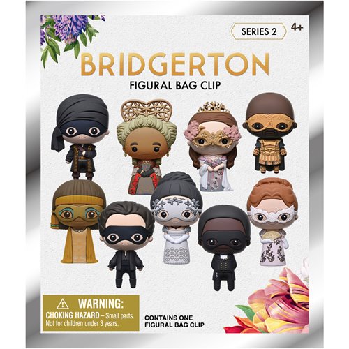 Bridgerton Season 4 Series 2 3D Foam Bag Clip Random 6-Pack