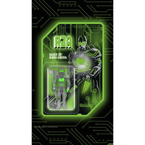 The RZA Bobby Digital (Clear) 3 3/4-Inch ReAction Figure