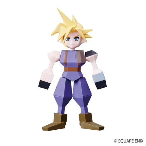 Final Fantasy VII Polygon Figure Vol. 1 Display Tray of 8