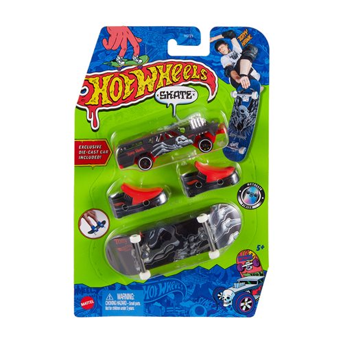 Hot Wheels Skate Collector Fingerboard and Vehicle Pack 2024 Mix 3 Case of 10