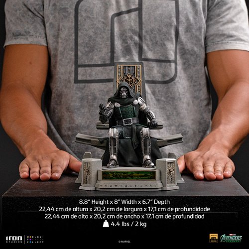 Avengers: Doomsday Doctor Doom on Throne 1:10 Art Scale Limited Edition Statue
