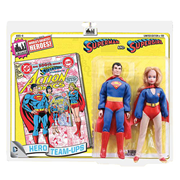 Superman and Supergirl 8-Inch Action Figure Set (Yellow Card)